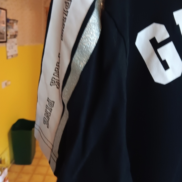 VS Pink NWOT htf "Ghosting You" bling ✨️ fun t-shirt. L - Picture 8 of 10